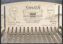 Load image into Gallery viewer, Custom Garden Bench Seat