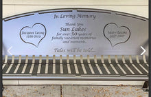 Load image into Gallery viewer, Custom Garden Bench Seat