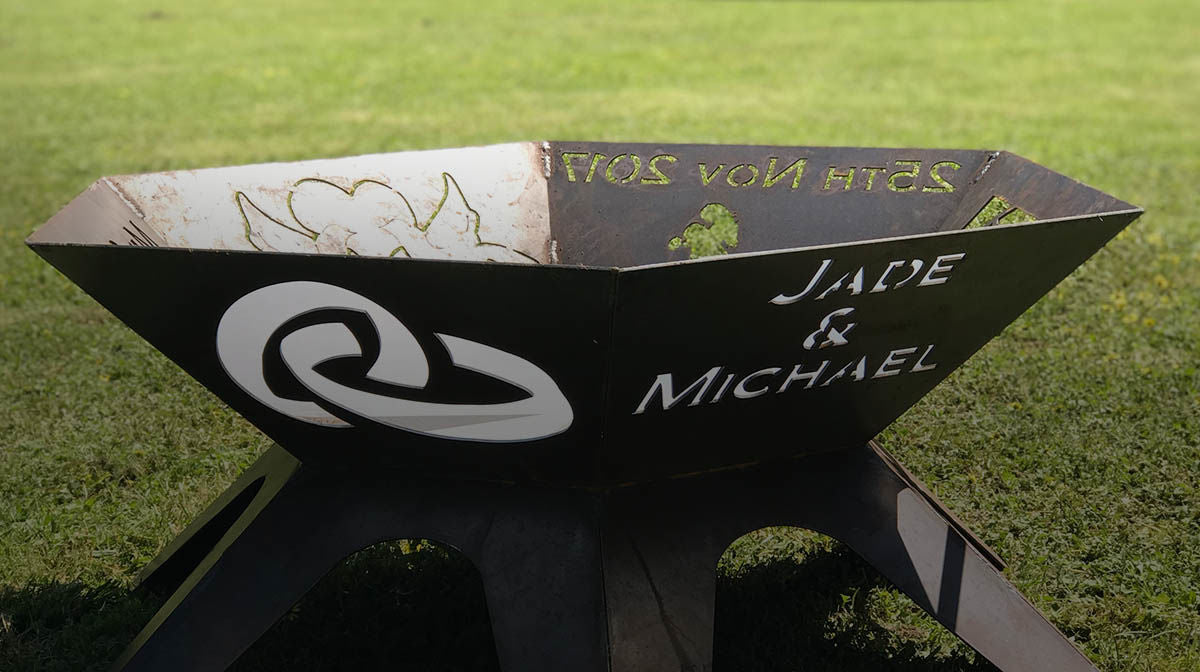 Buy Hexagonal Fire Pits in Australia Laser Cut Fire Pits