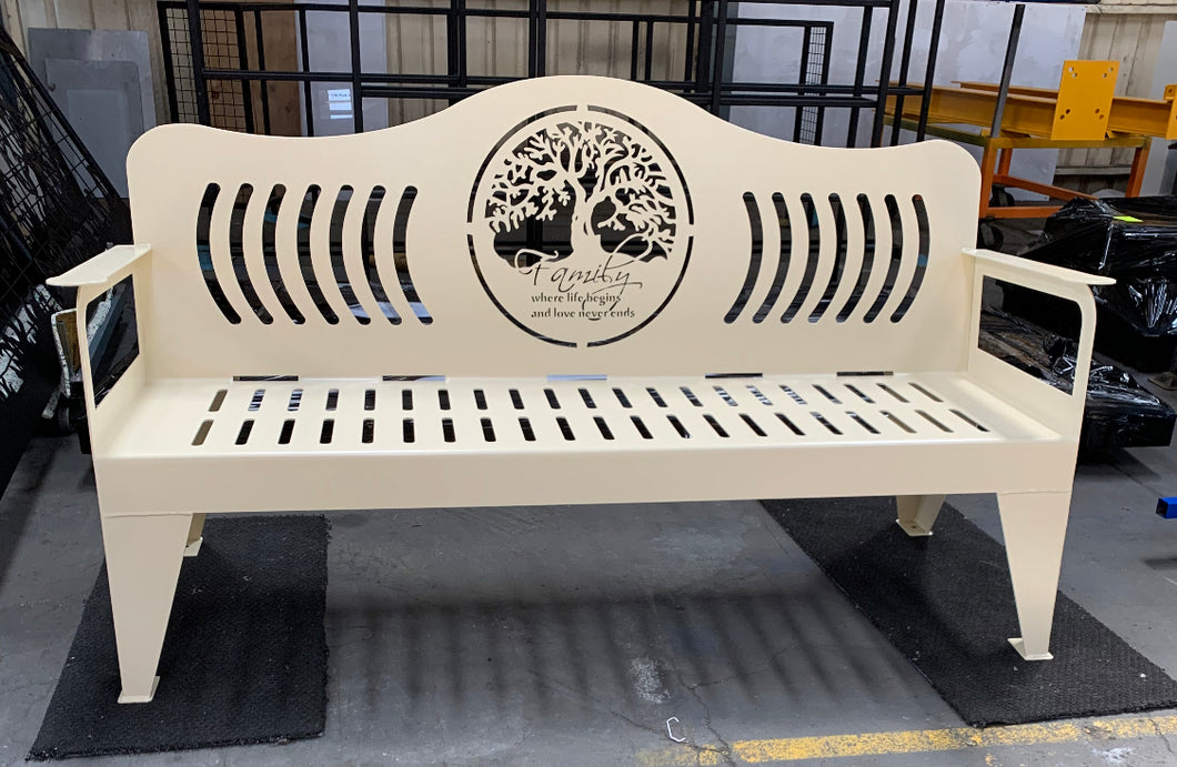 Custom Garden Bench Seat